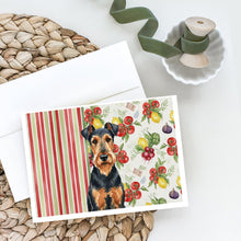 Load image into Gallery viewer, Airedale Terrier Vegetables Greeting Cards Pack of 8