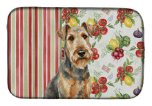 Load image into Gallery viewer, Grizzle Airedale Terrier Vegetables Dish Drying Mat