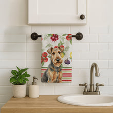 Load image into Gallery viewer, Grizzle Airedale Terrier Vegetables Kitchen Towel