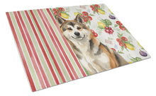 Load image into Gallery viewer, Sesame Akita Vegetables Glass Cutting Board