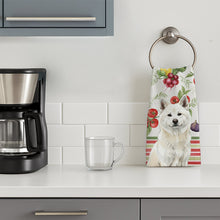 Load image into Gallery viewer, White Akita Vegetables Kitchen Towel