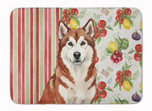 Load image into Gallery viewer, Red and White Alaskan Malamute Vegetables Memory Foam Kitchen Mat