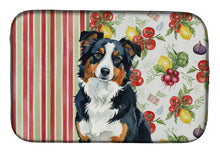 Load image into Gallery viewer, Black Tri American Shepherd Vegetables Dish Drying Mat