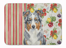 Load image into Gallery viewer, Blue Merle American Shepherd Vegetables Memory Foam Kitchen Mat