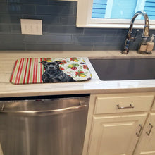Load image into Gallery viewer, Black American Staffordshire Terrier Vegetables Dish Drying Mat