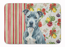 Load image into Gallery viewer, Blue American Staffordshire Terrier Vegetables Memory Foam Kitchen Mat