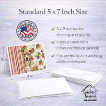 Load image into Gallery viewer, Brindle American Staffordshire Terrier Vegetables Greeting Cards Pack of 8