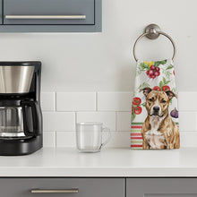 Load image into Gallery viewer, Brindle American Staffordshire Terrier Vegetables Kitchen Towel
