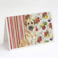 Load image into Gallery viewer, Anatolian Shepherd Dog Vegetables Greeting Cards Pack of 8