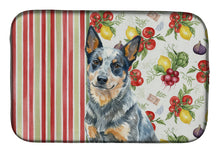 Load image into Gallery viewer, Blue Heeler Australian Cattle Dog Vegetables Dish Drying Mat
