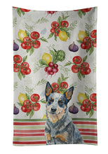 Load image into Gallery viewer, Blue Heeler Australian Cattle Dog Vegetables Kitchen Towel
