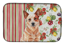 Load image into Gallery viewer, Red Heeler Australian Cattle Dog Vegetables Dish Drying Mat