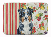 Load image into Gallery viewer, Black Australian Shepherd Vegetables Memory Foam Kitchen Mat