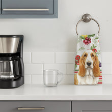 Load image into Gallery viewer, Lemon and White Basset Hound Vegetables Kitchen Towel