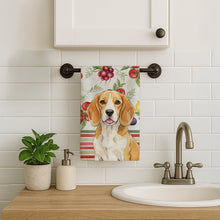 Load image into Gallery viewer, Lemon and White Beagle Vegetables Kitchen Towel
