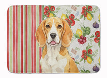 Load image into Gallery viewer, Lemon and White Beagle Vegetables Memory Foam Kitchen Mat