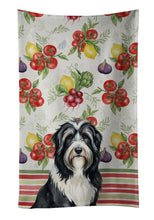 Load image into Gallery viewer, Black Bearded Collie Vegetables Kitchen Towel