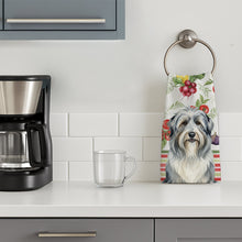 Load image into Gallery viewer, Bearded Collie Vegetables Kitchen Towel