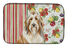 Load image into Gallery viewer, Fawn Bearded Collie Vegetables Dish Drying Mat