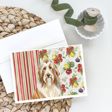 Load image into Gallery viewer, Fawn Bearded Collie Vegetables Greeting Cards Pack of 8