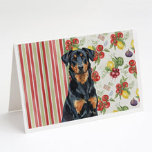 Load image into Gallery viewer, Beauceron Vegetables Greeting Cards Pack of 8