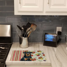 Load image into Gallery viewer, Beauceron Vegetables Glass Cutting Board