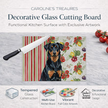 Load image into Gallery viewer, Beauceron Vegetables Glass Cutting Board