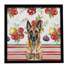 Load image into Gallery viewer, Belgian Malinois Vegetables Framed Metal Print