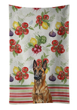 Load image into Gallery viewer, Mahogany Belgian Malinois Vegetables Kitchen Towel