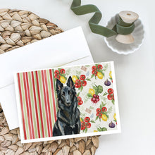 Load image into Gallery viewer, Belgian Sheepdog Groenendael Vegetables Greeting Cards Pack of 8