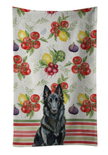 Load image into Gallery viewer, Belgian Sheepdog Groenendael Vegetables Kitchen Towel