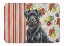 Load image into Gallery viewer, Black Russian Terrier Vegetables Memory Foam Kitchen Mat