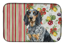 Load image into Gallery viewer, Bluetick Coonhound Vegetables Dish Drying Mat