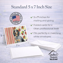 Load image into Gallery viewer, Bluetick Coonhound Vegetables Greeting Cards Pack of 8