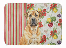 Load image into Gallery viewer, Fawn Boerboel Vegetables Memory Foam Kitchen Mat
