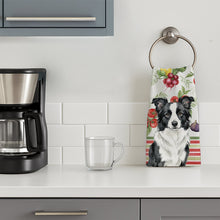 Load image into Gallery viewer, Border Collie Vegetables Kitchen Towel