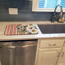 Load image into Gallery viewer, Grizzle and Tan Border Terrier Vegetables Dish Drying Mat