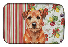 Load image into Gallery viewer, Red Border Terrier Vegetables Dish Drying Mat