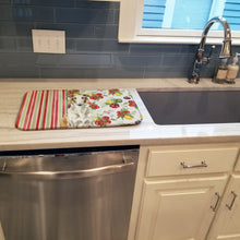 Load image into Gallery viewer, Borzoi Vegetables Dish Drying Mat