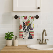 Load image into Gallery viewer, Boston Terrier Vegetables Kitchen Towel
