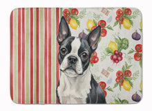 Load image into Gallery viewer, Boston Terrier Vegetables Memory Foam Kitchen Mat