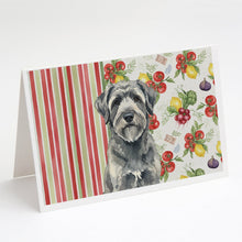 Load image into Gallery viewer, Gray Bouvier des Flandres Vegetables Greeting Cards Pack of 8