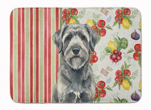 Load image into Gallery viewer, Gray Bouvier des Flandres Vegetables Memory Foam Kitchen Mat