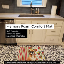 Load image into Gallery viewer, Boxer Vegetables Memory Foam Kitchen Mat