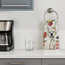 Load image into Gallery viewer, White Boxer Vegetables Kitchen Towel