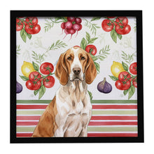 Load image into Gallery viewer, Bracco Italiano Vegetables Framed Metal Print