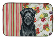 Load image into Gallery viewer, Black Briard Vegetables Dish Drying Mat