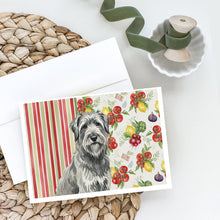 Load image into Gallery viewer, Gray Briard Vegetables Greeting Cards Pack of 8