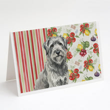 Load image into Gallery viewer, Gray Briard Vegetables Greeting Cards Pack of 8