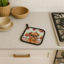 Load image into Gallery viewer, Belge Brussels Griffon Vegetables Pair of Pot Holders